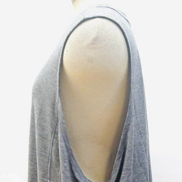 NWT TEK GEAR Women Sleeveless Pullover High Neck Gray Muscle Shirt Plus Size 2X - Picture 6 of 14